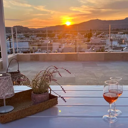 펜션 Aiora - Beautiful Stone House With Rooftop Terrace 아크앤젤로스